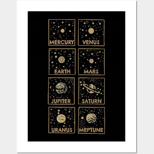 Vintage Universe Sign Posters and Art